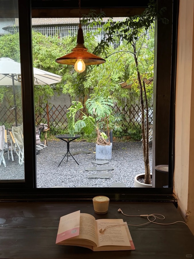 A window seat at Yard Coffee